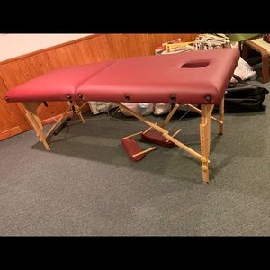 Massage table